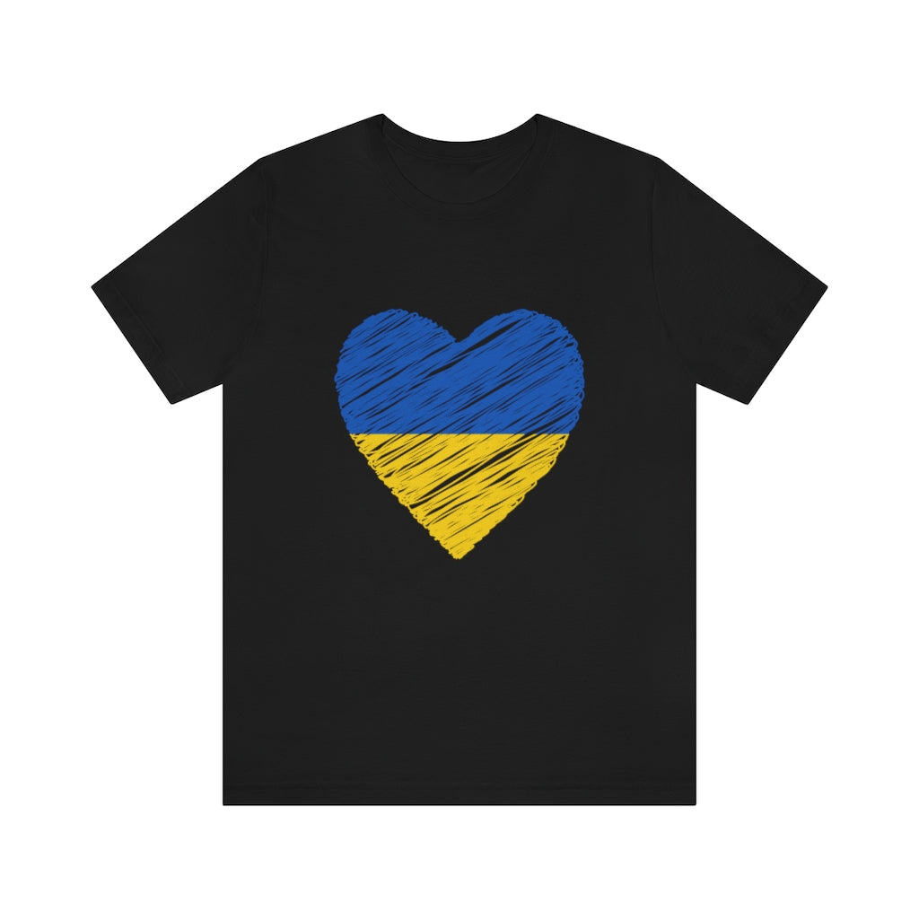 Love Ukraine T-Shirt T-Shirt MindsetMerch Black L 