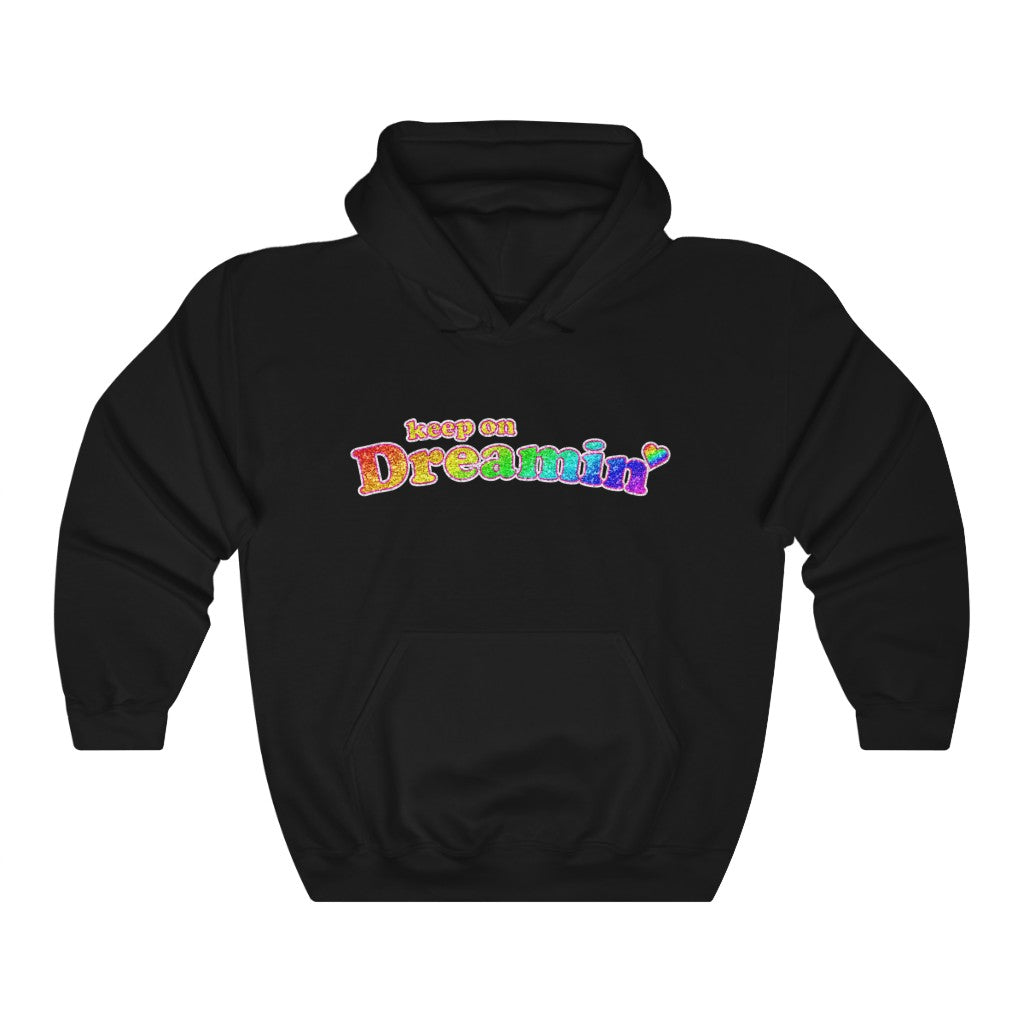 Keep On Dreamin Motivational Hoodie Hoodie MindsetMerch Black L 