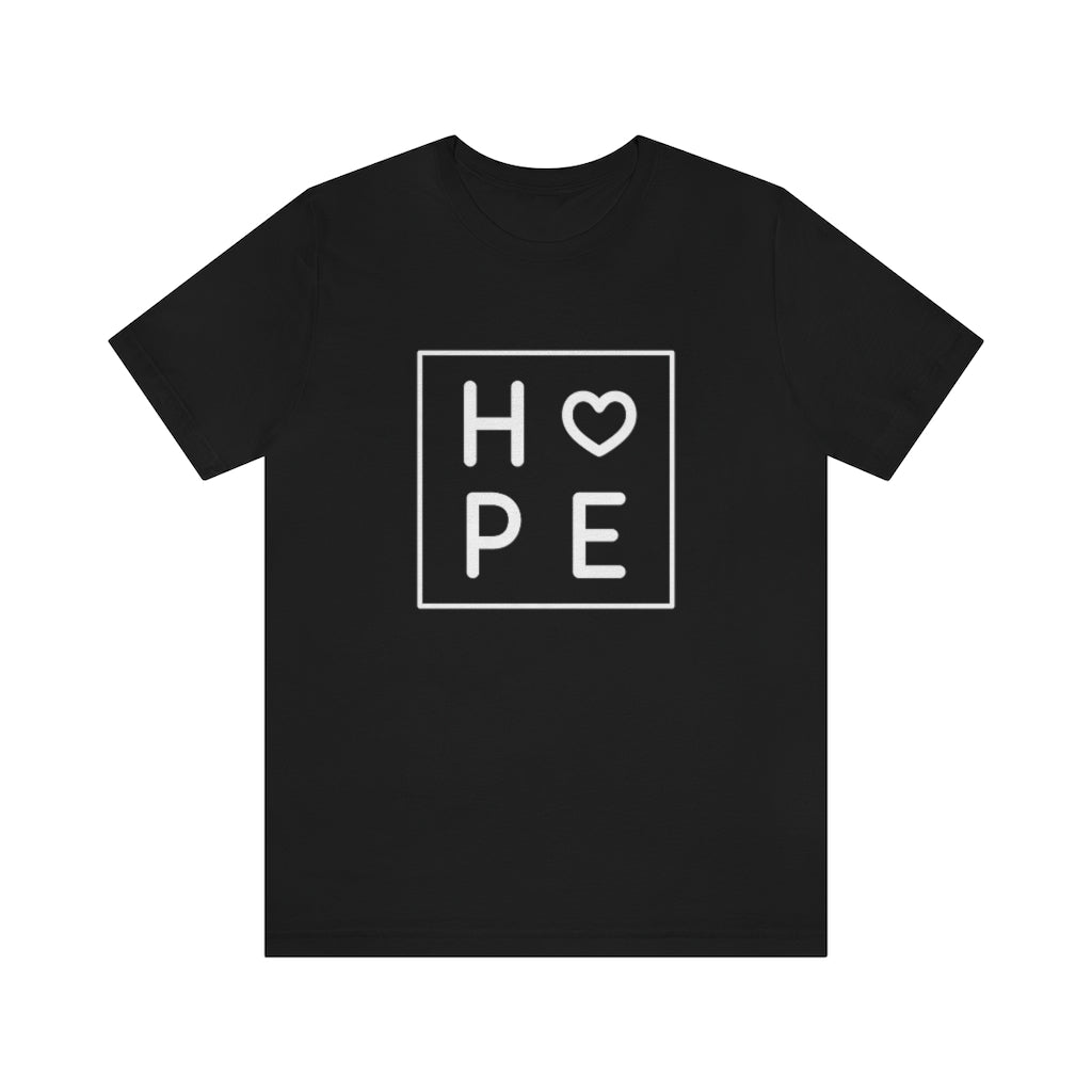 Hope Motivational T-Shirt T-Shirt MindsetMerch Black L 