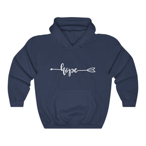 Open image in slideshow, Hope Motivational Hoodie Hoodie MindsetMerch Navy L 
