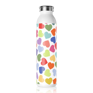 Heart Pattern Drink Bottle Drink Bottle MindsetMerch   