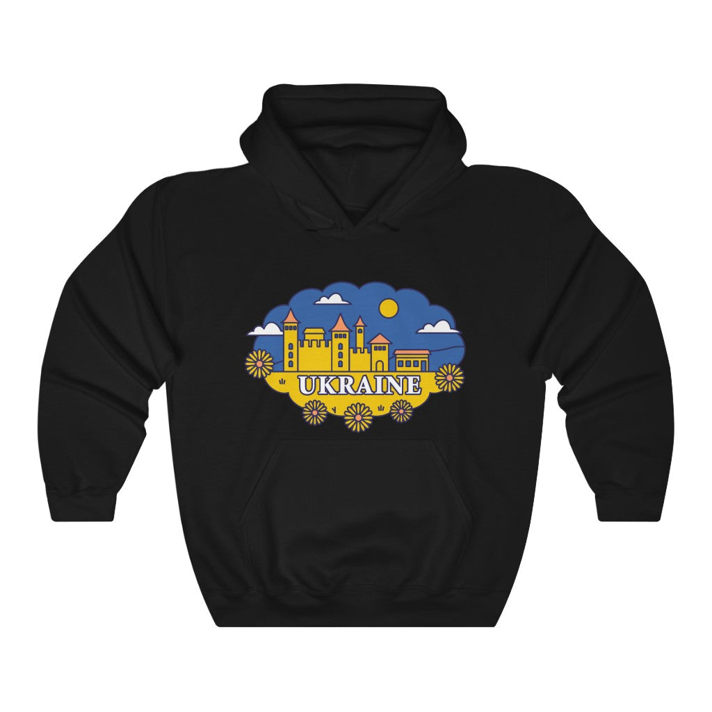 United Ukraine Hoodie | Unisex - Men & Women's Hoodie Hoodie MindsetMerch Black L 