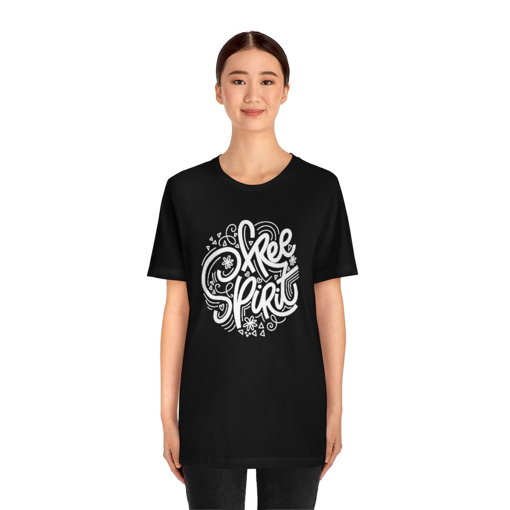 Free Spirit Motivational T-Shirt T-Shirt MindsetMerch Black L 