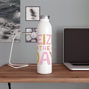 Seize The Day Drink Bottle Drink Bottle MindsetMerch   