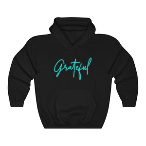 Open image in slideshow, Grateful Motivational Hoodie Hoodie MindsetMerch Black L 
