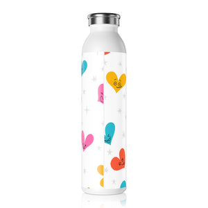 Hearts With Attitude Drink Bottle Drink Bottle MindsetMerch   