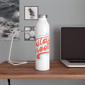 Stay Groovy Drink Bottle Drink Bottle MindsetMerch   