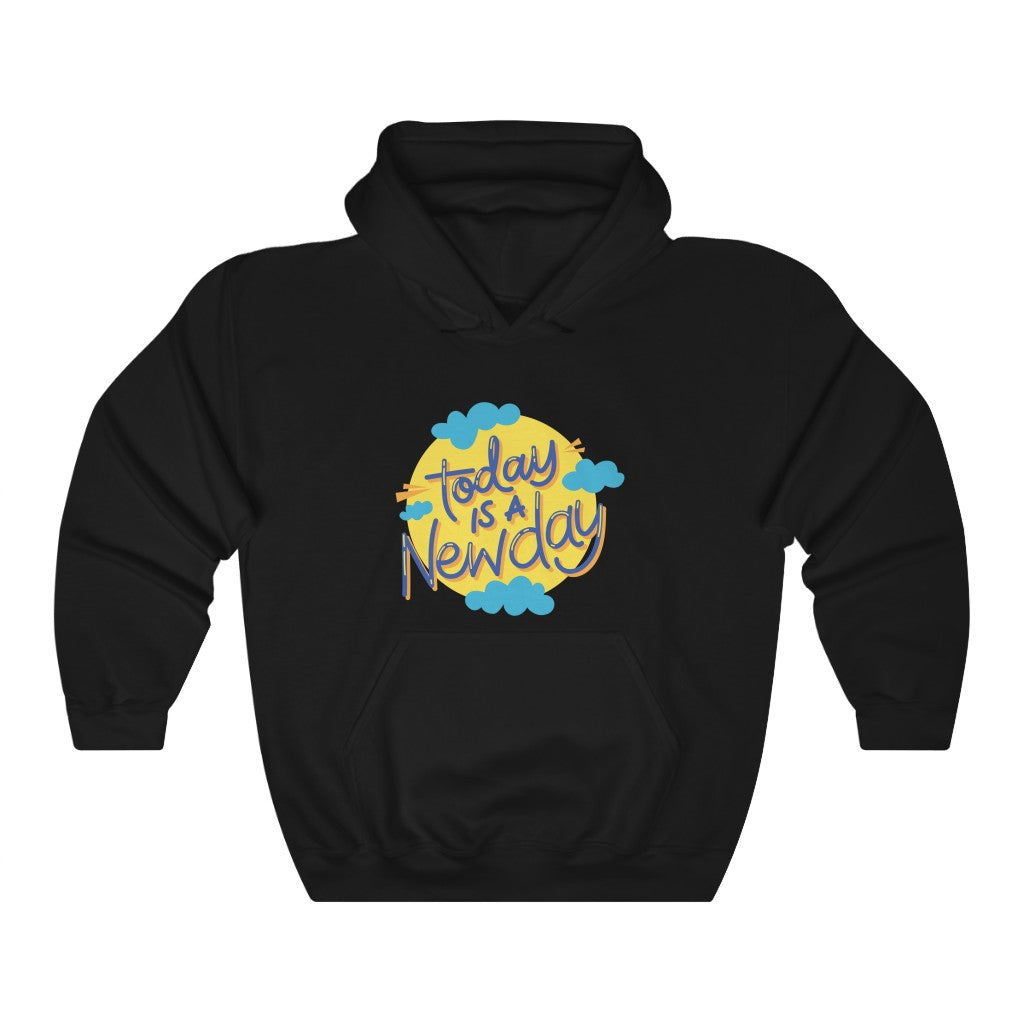 Today is a New Day Motivational Hoodie Hoodie MindsetMerch Black L 