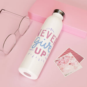 Never Give Up Drink Bottle Drink Bottle MindsetMerch   