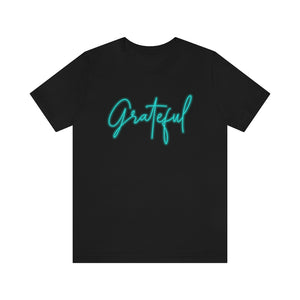 Open image in slideshow, Grateful Motivational T-Shirt T-Shirt MindsetMerch Black L 
