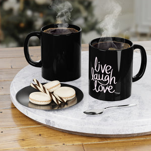 Live Laugh Love Coffee Mug Mug MindsetMerch   