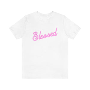 Open image in slideshow, Blessed Motivational T-Shirt T-Shirt MindsetMerch White L 
