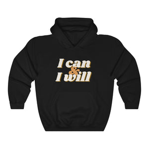 Open image in slideshow, I Can And I Will Hoodie Hoodie MindsetMerch Black L 
