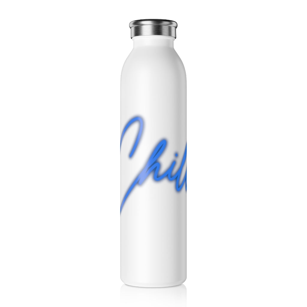 Chill Drink Bottle Drink Bottle MindsetMerch 20oz White 