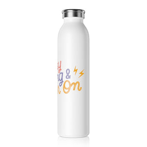 Stay Strong And Power On Drink Bottle Drink Bottle MindsetMerch   