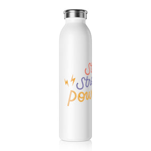 Stay Strong And Power On Drink Bottle Drink Bottle MindsetMerch   