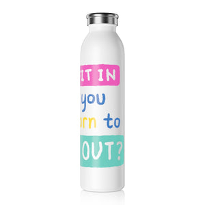 Why Fit In When You Were Born To Stand Out Drink Bottle Drink Bottle MindsetMerch   