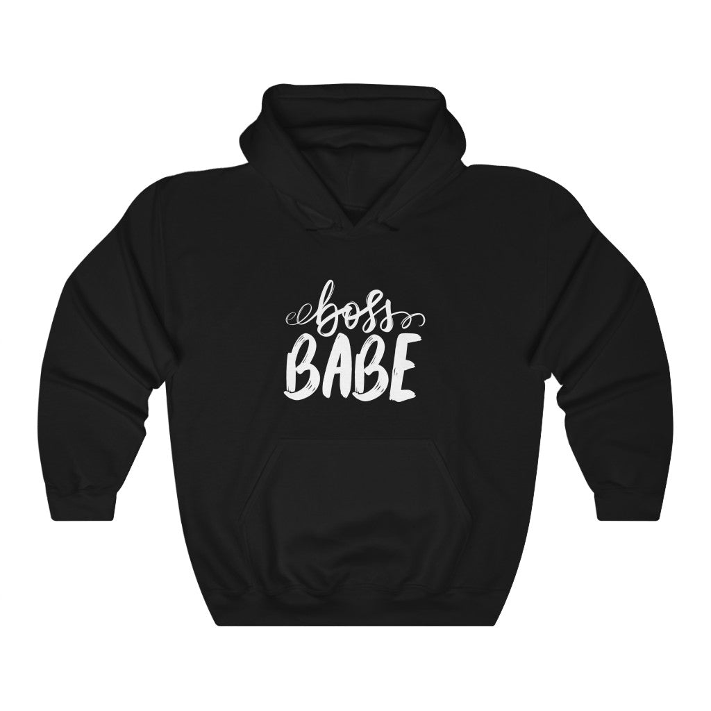 Boss Babe Motivational Hoodie Hoodie MindsetMerch Black L 