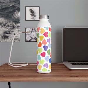 Heart Pattern Drink Bottle Drink Bottle MindsetMerch   