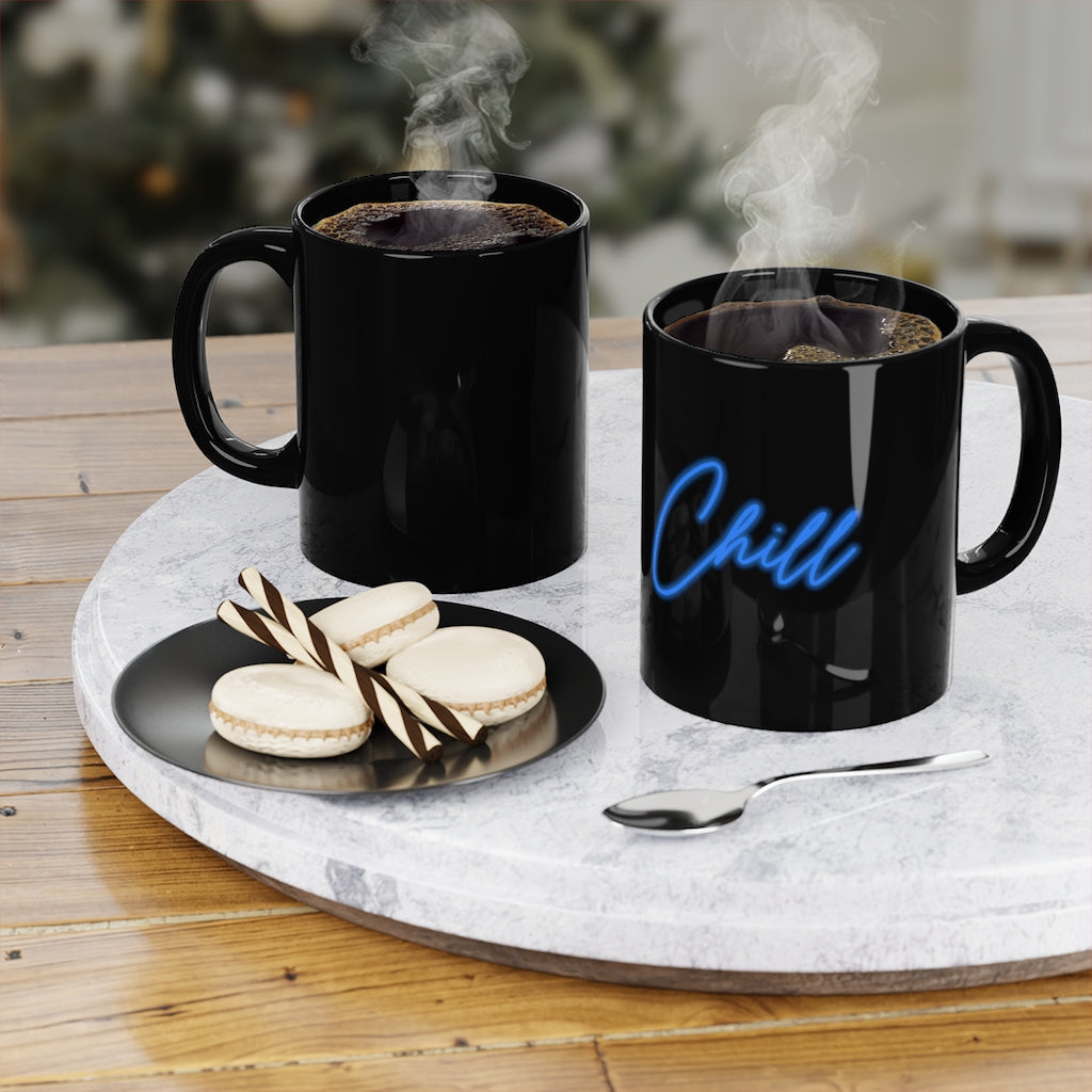 Chill Coffee Mug Mug MindsetMerch 11oz Black 