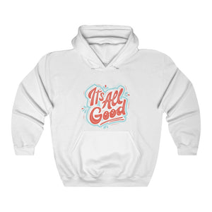 Open image in slideshow, It&#39;s All Good Motivational Hoodie Hoodie MindsetMerch White L 
