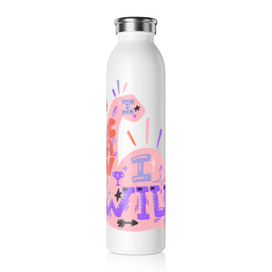 I Can I Will Drink Bottle Drink Bottle MindsetMerch   