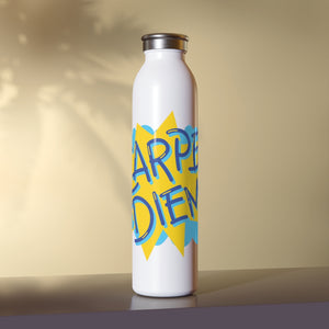 Open image in slideshow, Carpe Diem Drink Bottle Drink Bottle MindsetMerch 20oz White 
