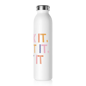 Think It Want It Get It Drink Bottle Drink Bottle MindsetMerch   