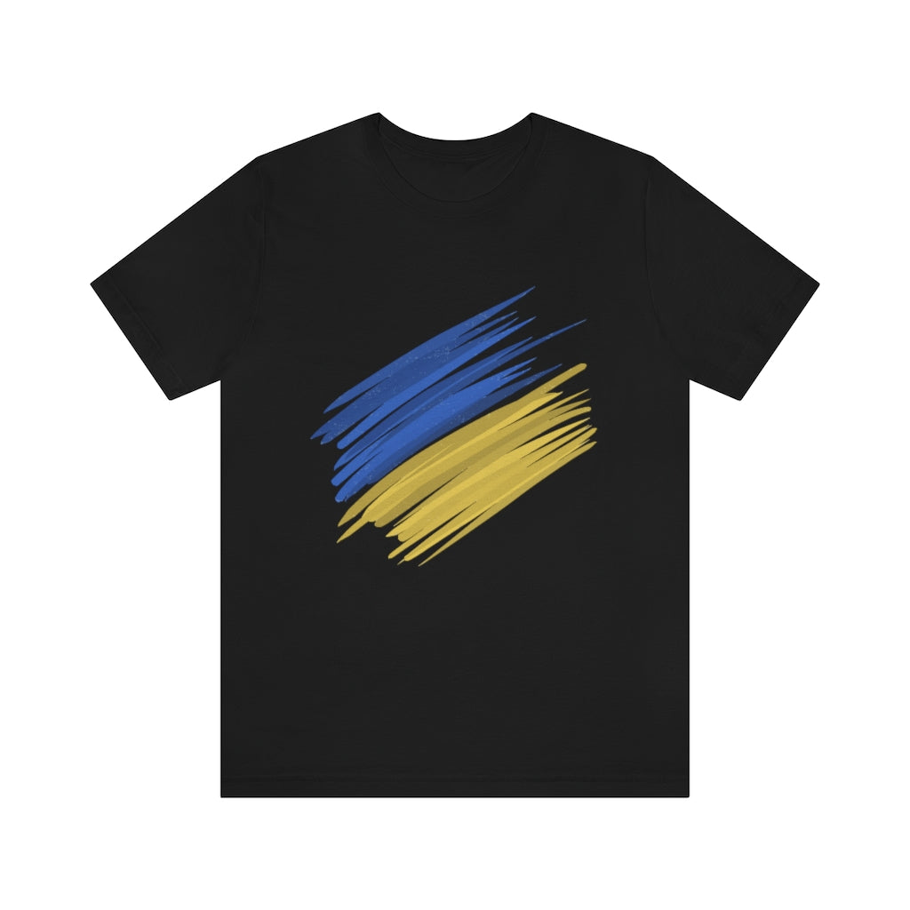 Ukraine Colors T-Shirt T-Shirt MindsetMerch Black L 