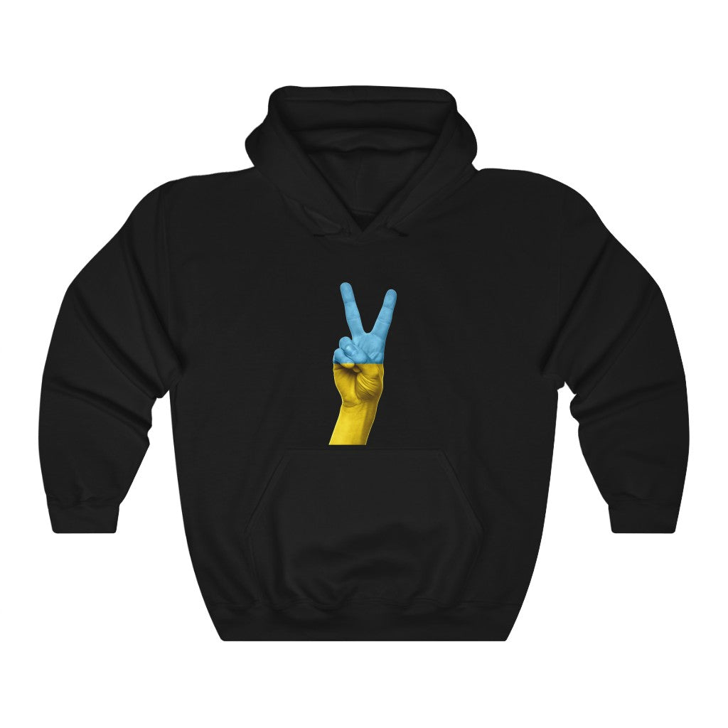 Peace For Ukraine Hoodie | Unisex - Men & Women's Hoodie Hoodie MindsetMerch Black L 