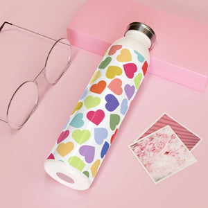 Heart Pattern Drink Bottle Drink Bottle MindsetMerch   