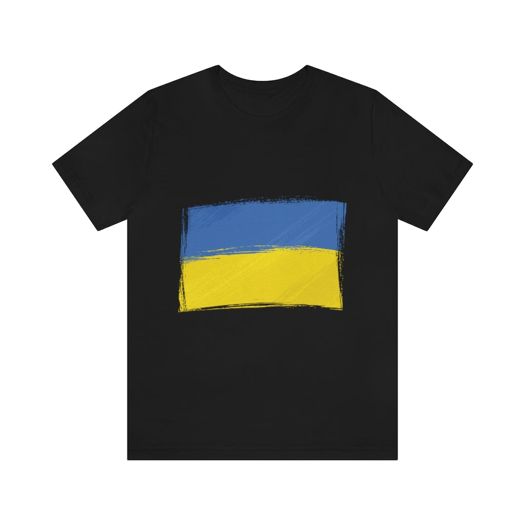 Ukraine Flag T-Shirt T-Shirt MindsetMerch Black L 